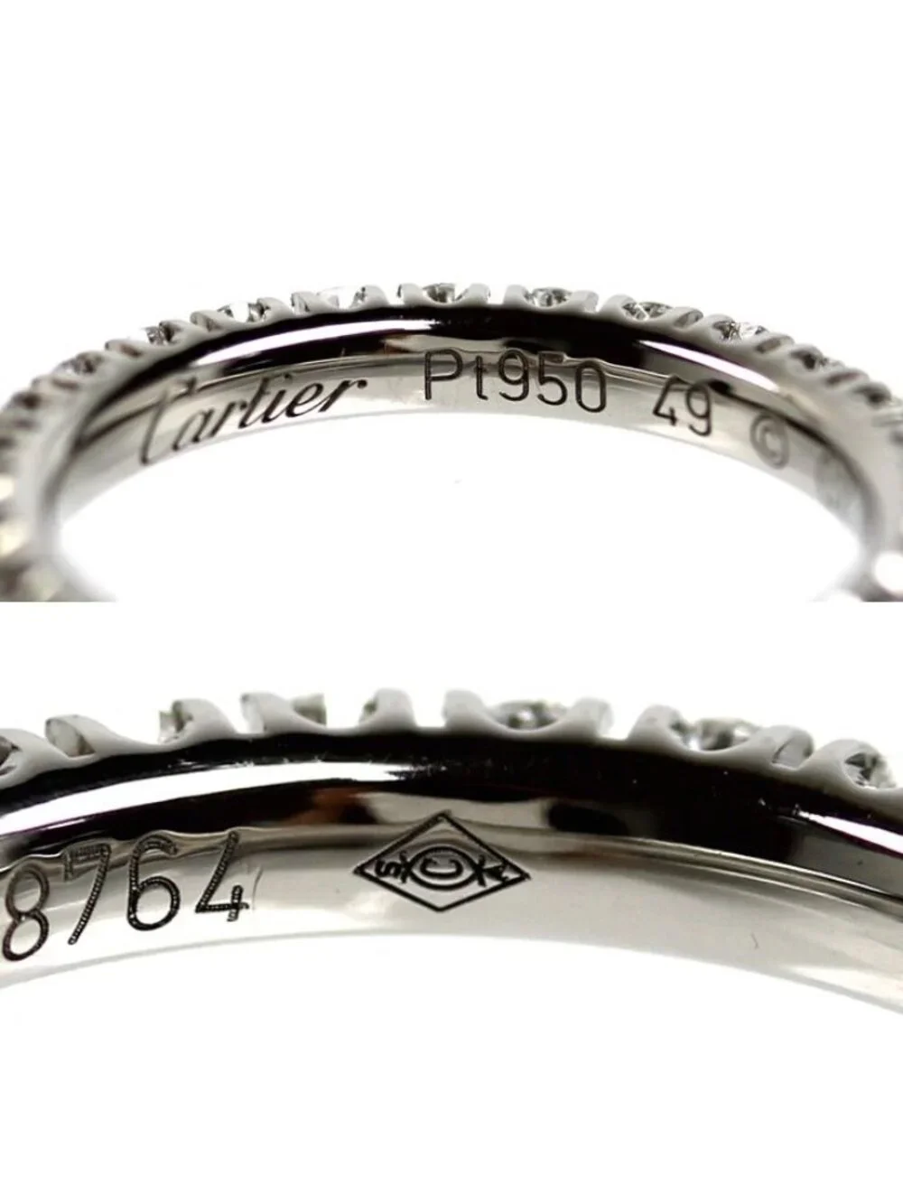 Cartier Platinum Etincelle de Cartier Full Eternity Ring Diamond